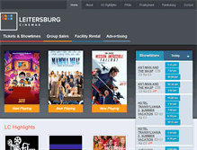 Tablet Screenshot of leitersburgcinemas.com